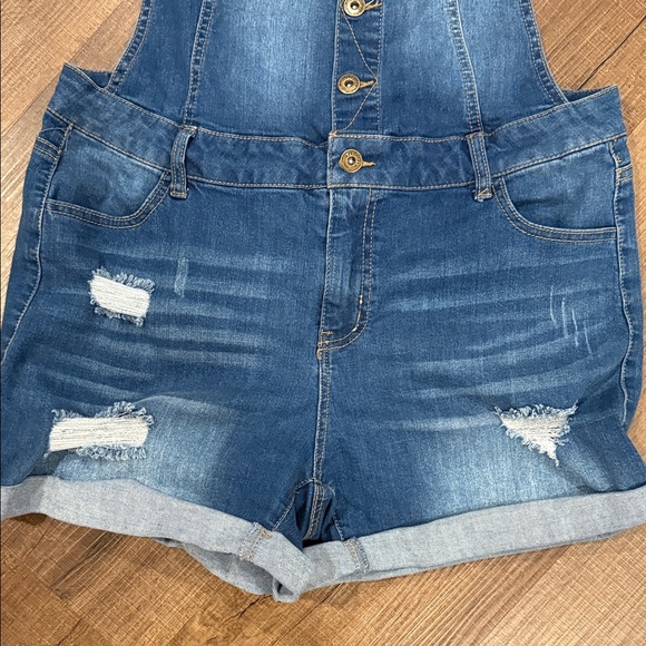 Wax Jean Blue Denim Overalls - Picture 5 of 9